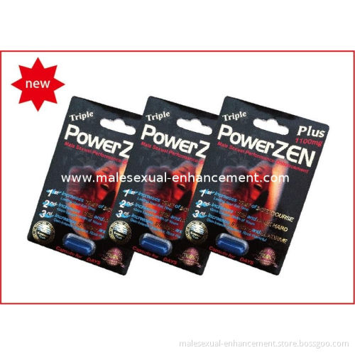 100% Safe And Natural Herbal Powerzen Male Enhancement For Men With Black Version, 1100mg